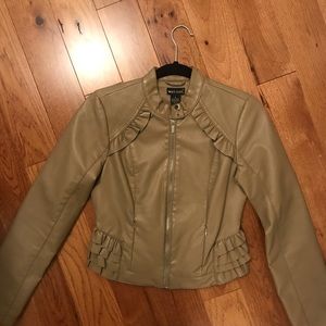 Fake Leather Jacket